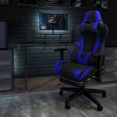 ALINUNU Modern Design Gaming Chair with Adjustable Swivel and 280 Pounds Capacity