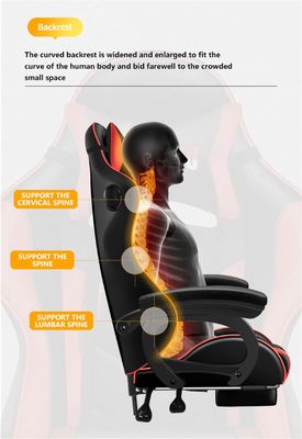 Upgrade Your Gaming Setup with ALINUNU PC Massage Gaming Chair featuring LED and Speakers