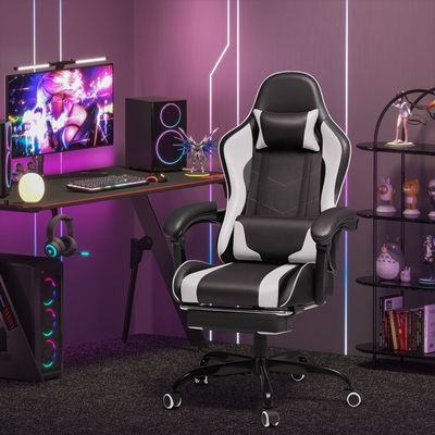 Video Racing Gaming Chair with Swivel Seat and Ergonomic Design Item Weight 41.9 Pounds