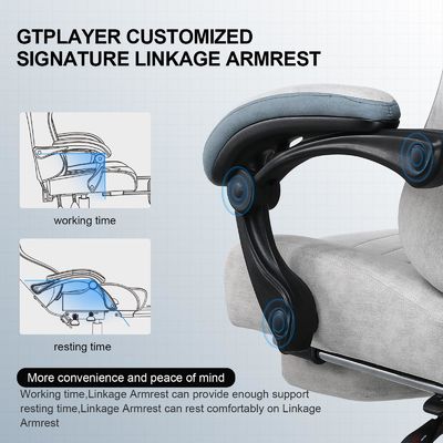 Customized Color Racing Gaming Chair with 360 Swivel/ Height Adjust/Recliner Function