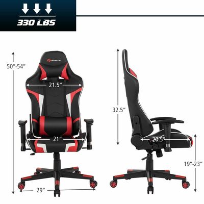 Adjustable Height Computer Gaming Racing Chair for Office Ergonomic Gaming Chairs