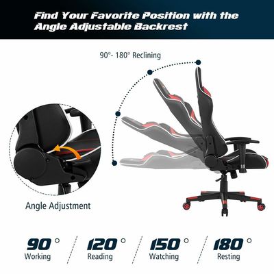 Adjustable Height Computer Gaming Racing Chair for Office Ergonomic Gaming Chairs