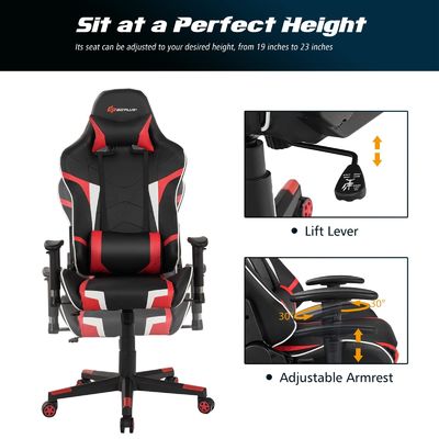 Adjustable Height Computer Gaming Racing Chair for Office Ergonomic Gaming Chairs