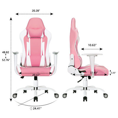 High Back Racing Gaming Chair with Height Adjustable and Ergonomic Design from ALINUNU
