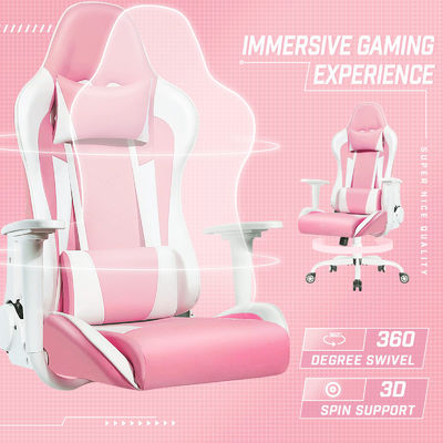 High Back Racing Gaming Chair with Height Adjustable and Ergonomic Design from ALINUNU