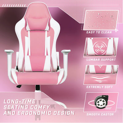 High Back Racing Gaming Chair with Height Adjustable and Ergonomic Design from ALINUNU
