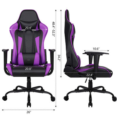 ALINUNU High Back Ergonomic Racing Gaming Chair Height Adjustable Chair Gaming Gamer