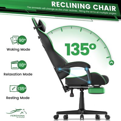 Modern Design 360 Swivel/ Height Adjust Gaming Chairs for Adult Teens