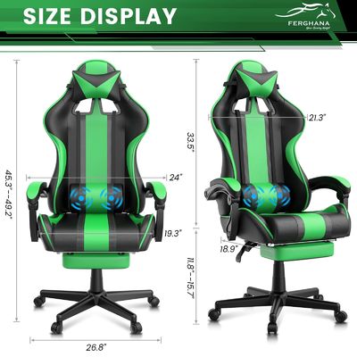 Modern Design 360 Swivel/ Height Adjust Gaming Chairs for Adult Teens