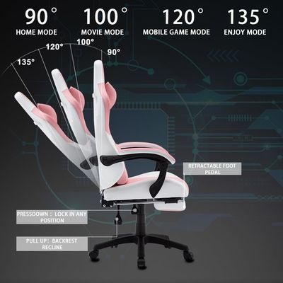 ALINUNU Gaming Chair High Back Ergonomic and 300 Pounds Maximum Weight Recommendation