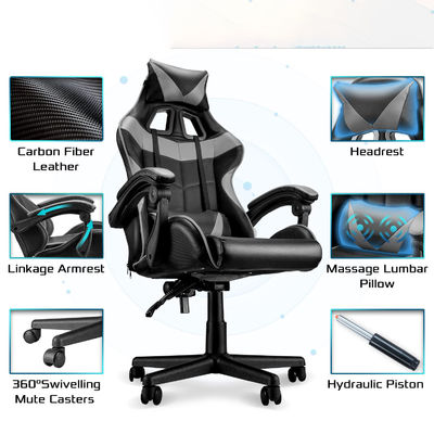 ALINUNU Gaming Chair High Back Ergonomic Chair with 3 Gas Lifts and Lumbar Support