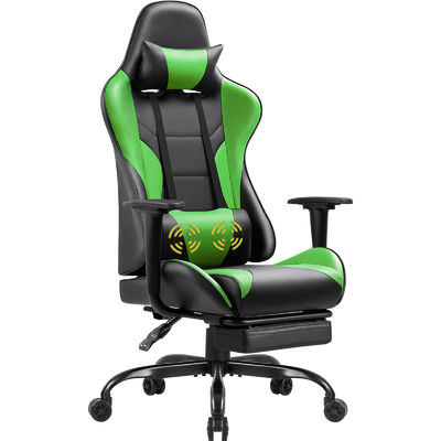 Ergonomic Gamer Chair with Footrest Racing and Gaming Customized