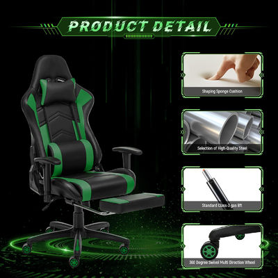 High Back Ergonomic Computer Racing Chair 300 Pounds Maximum Weight Recommendation