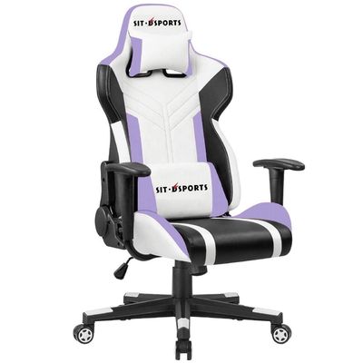 Y Mail Packing Executive Swivel Leather Office Chair with Lumbar Support and Headrest
