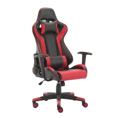 Synthetic Leather Fabric Gaming Chair 2022 with Wheels Reclining PC Gamer Racing Style