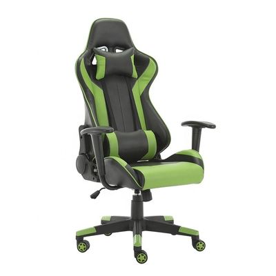 Synthetic Leather Fabric Gaming Chair 2022 with Wheels Reclining PC Gamer Racing Style