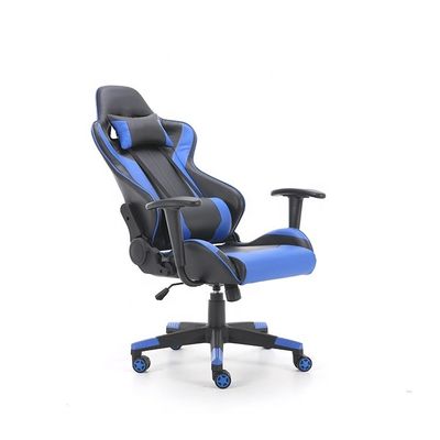 Synthetic Leather Fabric Gaming Chair 2022 with Wheels Reclining PC Gamer Racing Style