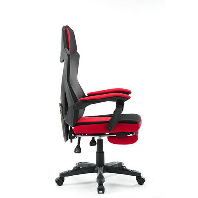 Multi-function Revolving Computer Desk Chair with Footrest and Fabric Material