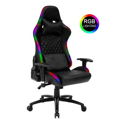 LED Light and Remote Control PU Gaming Chair Office Furniture with Synthetic Leather