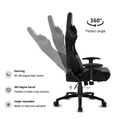 LED Light and Remote Control PU Gaming Chair Office Furniture with Synthetic Leather