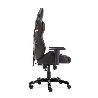 GENUINE LEATHER Racing Style Office Chair with Plastic Mesh and Lift Chair in Design
