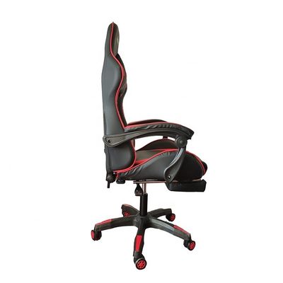 Luxury Colorful PVC Racing Reclining Chair with Genuine Leather Seat Height 54cm