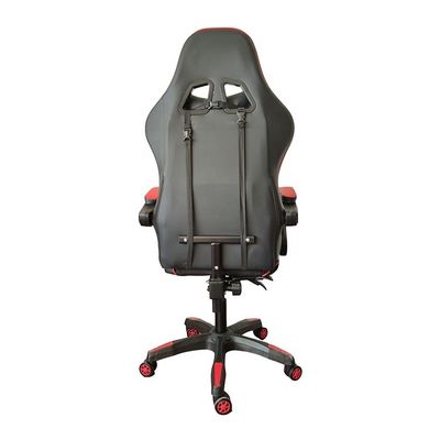 Luxury Colorful PVC Racing Reclining Chair with Genuine Leather Seat Height 54cm