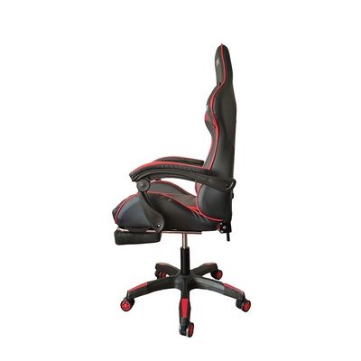 Luxury Colorful PVC Racing Reclining Chair with Genuine Leather Seat Height 54cm