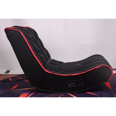 Foldable Ergonomic Rocker Racing Gaming Chair with Onboard Speakers 17x31.5x31.5 inches