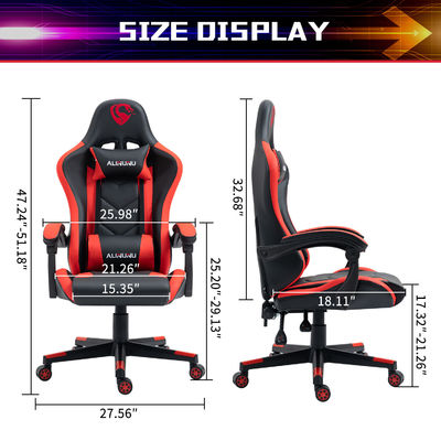 ALINUNU PC Gamer Chair Ergonomic PU Leather Swivel Gaming Chair with 3 100mm Gas Lift