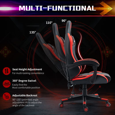 ALINUNU PC Gamer Chair Ergonomic PU Leather Swivel Gaming Chair with 3 100mm Gas Lift