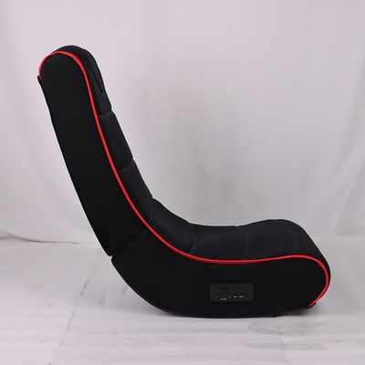 Foldable Exquisite Racing Accents Fabric Floor Lounge Chair for Home Office Space