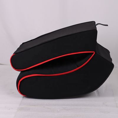 Foldable Exquisite Racing Accents Fabric Floor Lounge Chair for Home Office Space