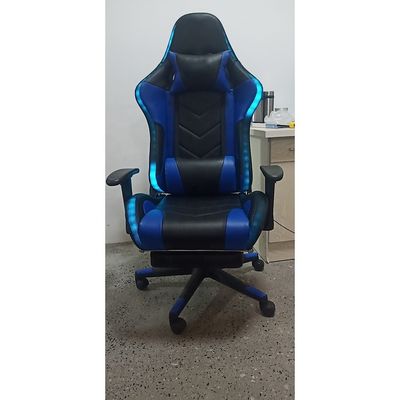 Seat Height 54cm Adjustable Armrest Racing LED Light RGB Gaming Chair with Custom Logo