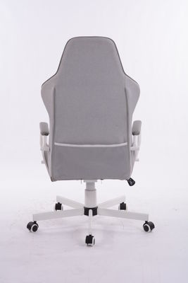 320 White Kd Metal Star Base Revolving Ergonomic Luxury Office Boss Chair with Gaslift