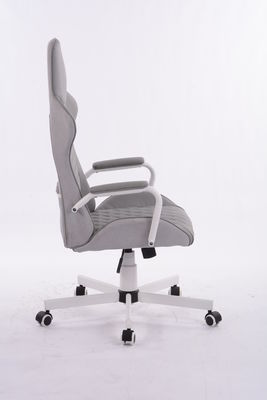 320 White Kd Metal Star Base Revolving Ergonomic Luxury Office Boss Chair with Gaslift