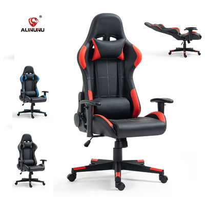 ALINUNU Racing Game Chair Height-Adjustable Swivel Office Pc Computer Gaming Chair