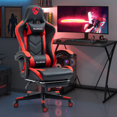 Mail Packing Gaming Chair with Footrest 360 Degree Rotation and Height Adjustment
