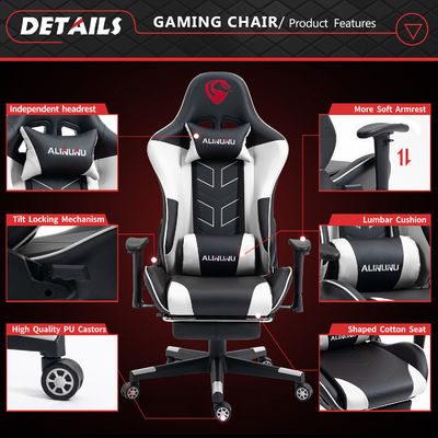 Overseas Warehouse Delivery Hot Gaming Chair with Resting Feet Height Adjustable
