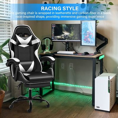 Adjustable Metal Gaming Chair Ergonomic Office Chair for Maximum Comfort and Durability