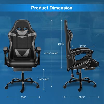 Directly Sell Gaming Chair with Adjustable Features 21&quot;D x 46&quot;W x 23&quot;H Mail Packing Y
