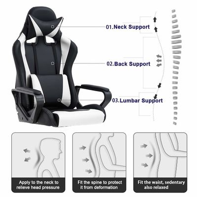 Back Computer Racing Chair for Women Men 31 Pounds Item Weight Nylon Frame Material