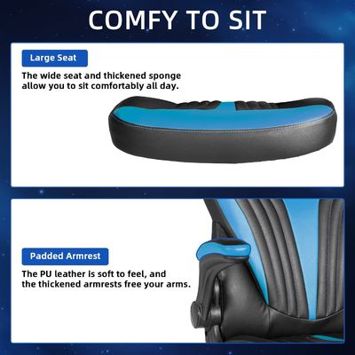 Adjustable Height Swivel Chair The Perfect Addition to Your Gaming or Workstation