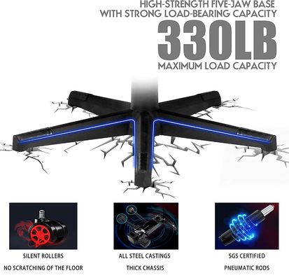 Enhance Your Gaming Experience with Comfortable Computer Recliner and Footrest