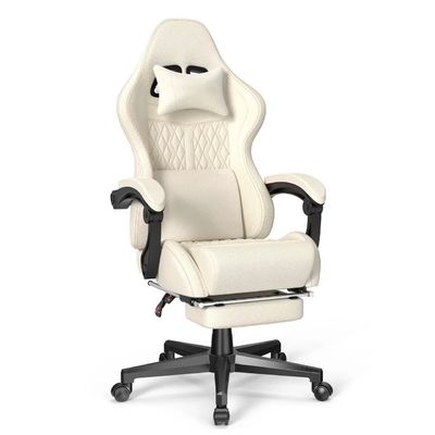 Modern Design Gaming Chair with Vintage PU Leather and Massage 19&quot;D x 27&quot;W x 50&quot;H