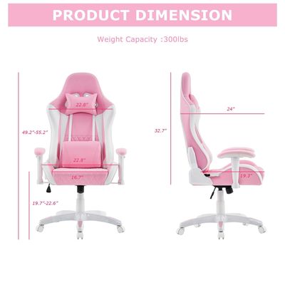 Gaming Chair Customized Color Big and Tall Recliner for Ergonomic Racing Experience