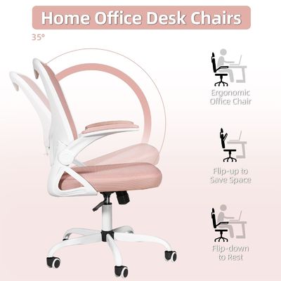 Office Chair Mesh Ergonomic Design Adjustable Height for Home and Office