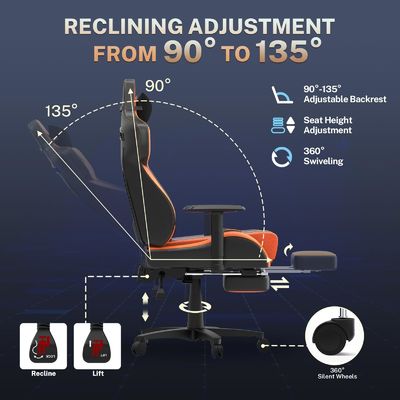 OEM ODM Acceptable Ergonomic Game Office Chairs with Lumbar Support