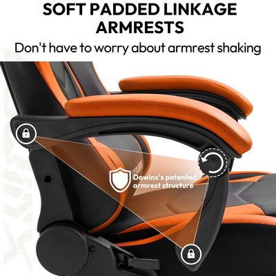 Modern Design Style Swivel Chair Gaming Chair with Footrest and Adjustable Features