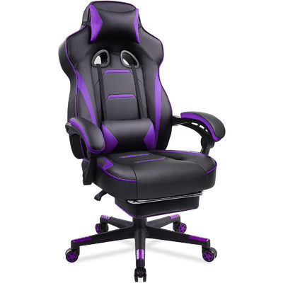 Ergonomic Gaming Chair with Footrest and 360 Swivel/ Height Adjust/Recliner Function